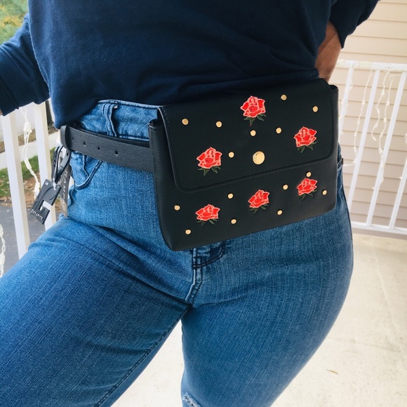Rampage Handbags - 🌹Floral/Studded Fanny Pack🌹